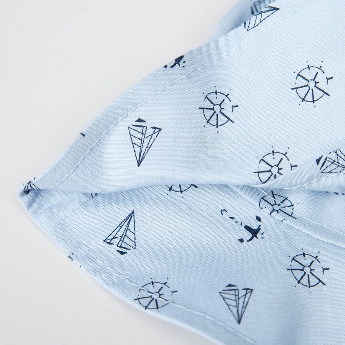 Панама для мальчика, размер 46-48 см, цвет голубой 1862