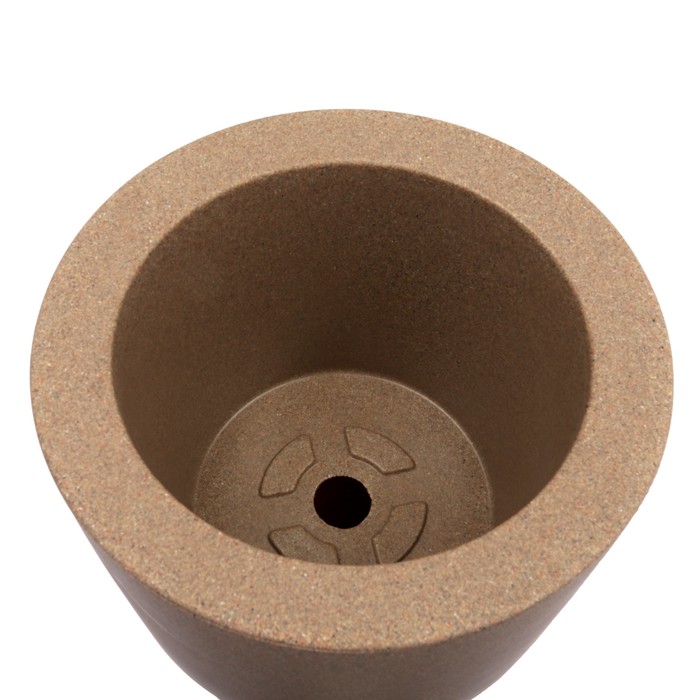 Ваза декоративная №6 "Свеча" (песчаный гранит)