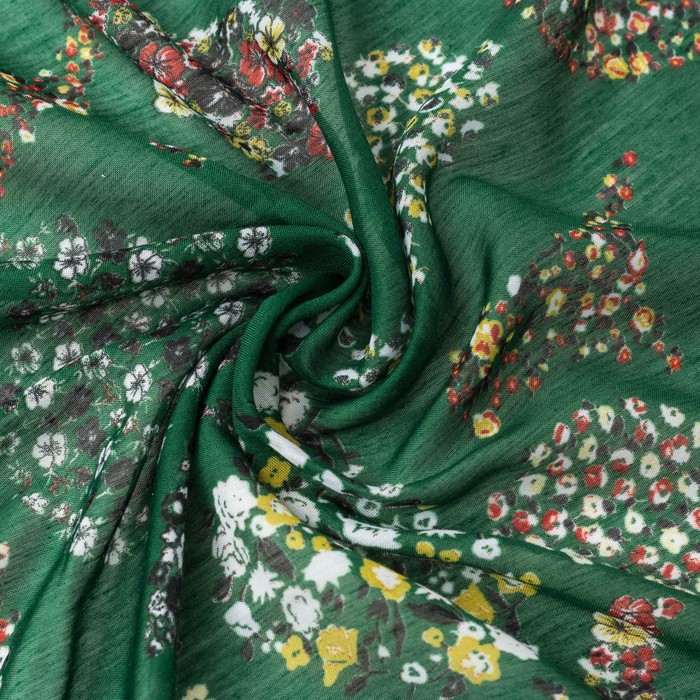 Шарф женский, р-р 70х200, цвет зелёный 3 1 1 4 1626