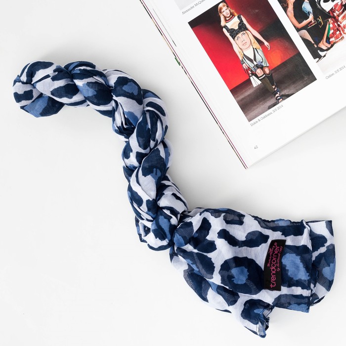 Шарф женский, р-р 70х180,, цвет синий 3 1 2 2 10