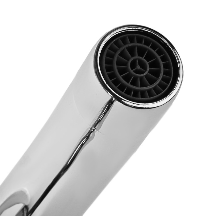 Смеситель для кухни "КС 590008", двухрычажный, высокий излив 190 мм, латунь