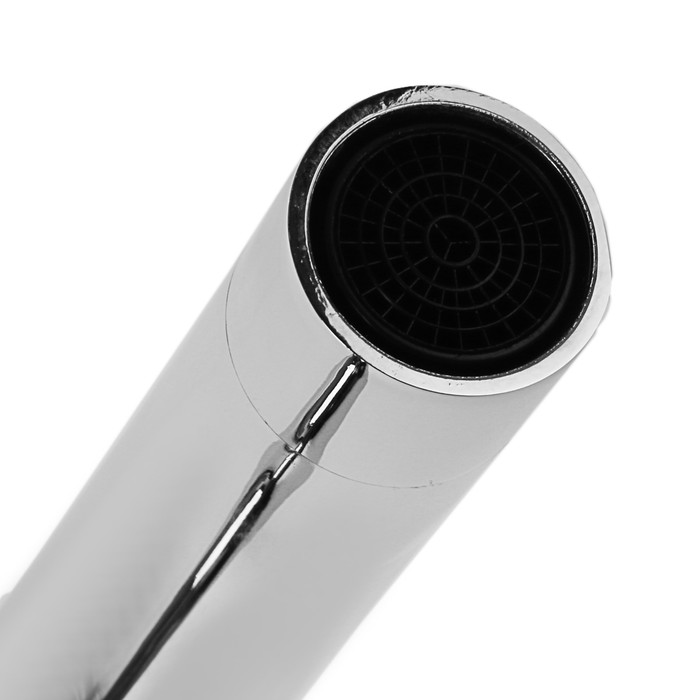 Смеситель для кухни "КС 24010", однорычажный, высокий излив 280 мм, латунь