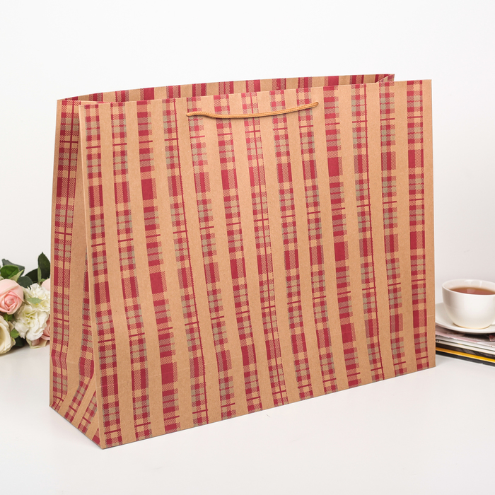 Пакет крафт "Виши", 49 х 13 х 38 см