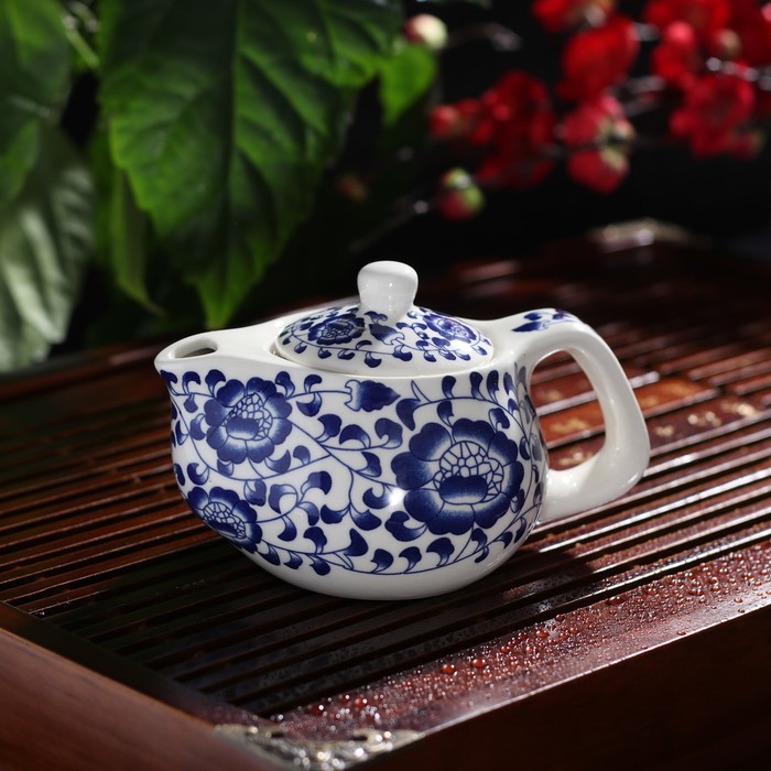 Чайник заварочный 200 мл "Синий узор"