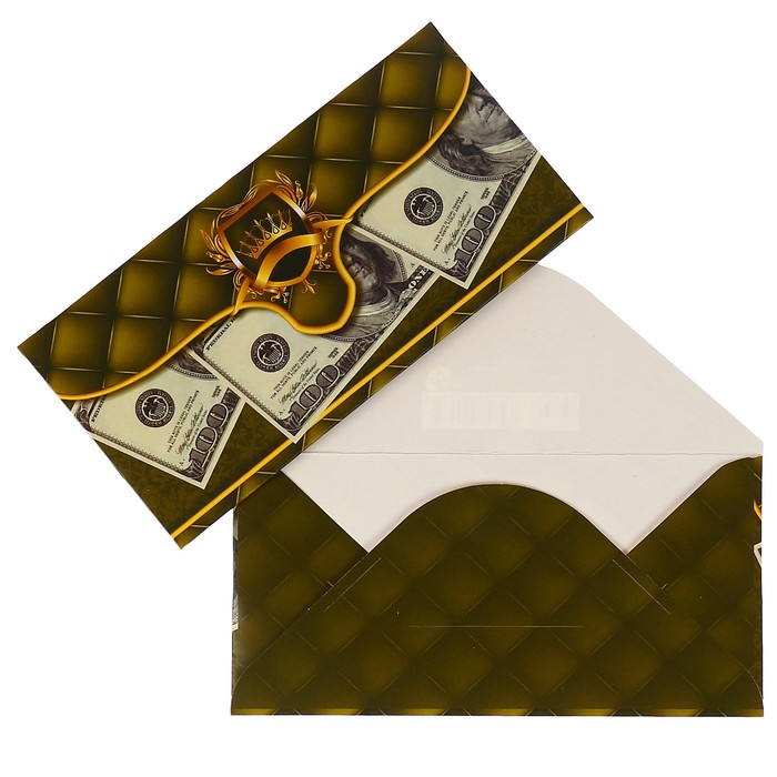 Конверт для денег "Универсальный" доллары