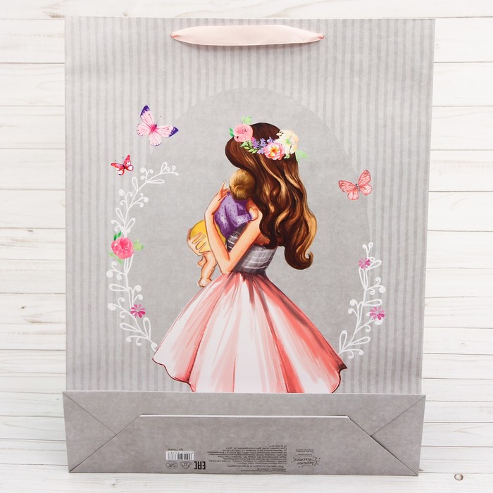 Пакет ламинированный вертикальный «Нежность», MS 18 × 23 × 8 см