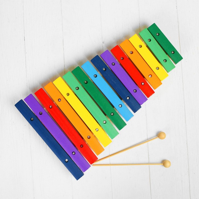 Игрушка музыкальная Ксилофон, 15 тонов игрушка музыкальная ксилофон 15 тонов в пакете