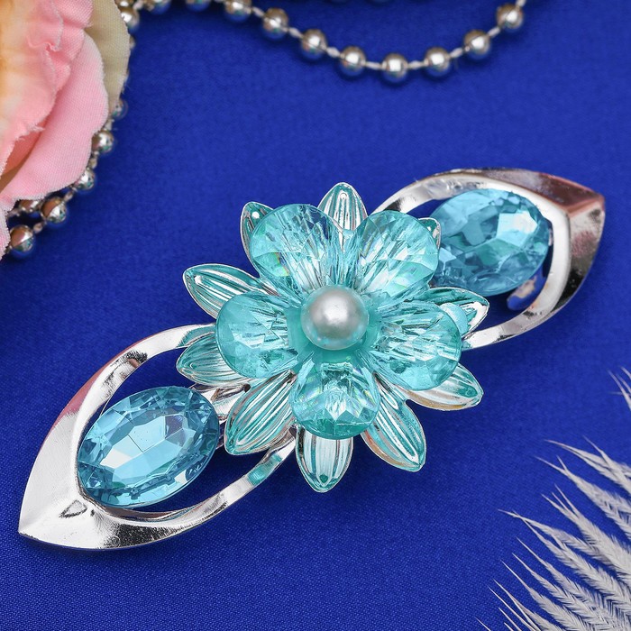 Автомат для волос " Самоцветы" 8 см ромашка,микс