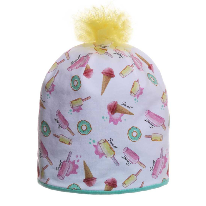 Шапка детская "Пломбирчик", размер 48-50 см, цвет зелёный KL-202