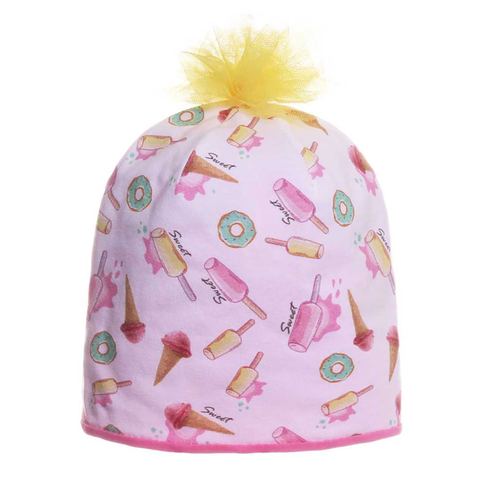 Шапка детская "Пломбирчик", размер 48-50 см, цвет розовый KL-202