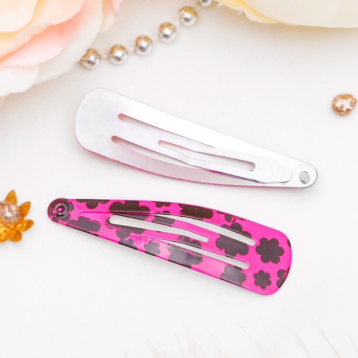 Невидимка для волос "Астория" (набор 10 шт) 4,5 см, цветные