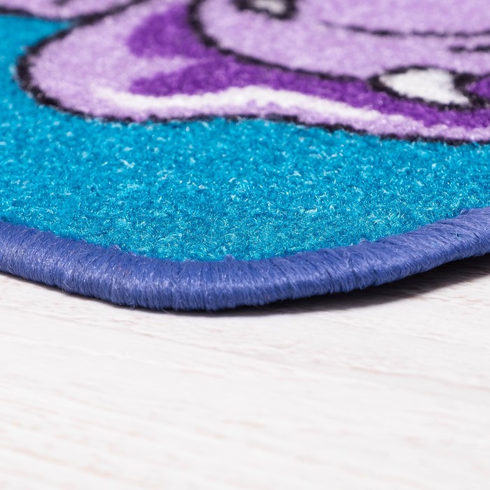 Ковер ДИНОЗАВРИКИ 001 100х150 см, фелт, полиамид, 220 гр/м