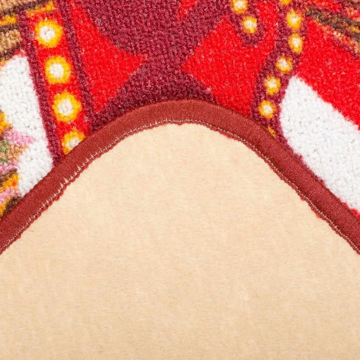 Ковер Карусель 001 100х120 см, фелт, полиамид, 220 гр/м