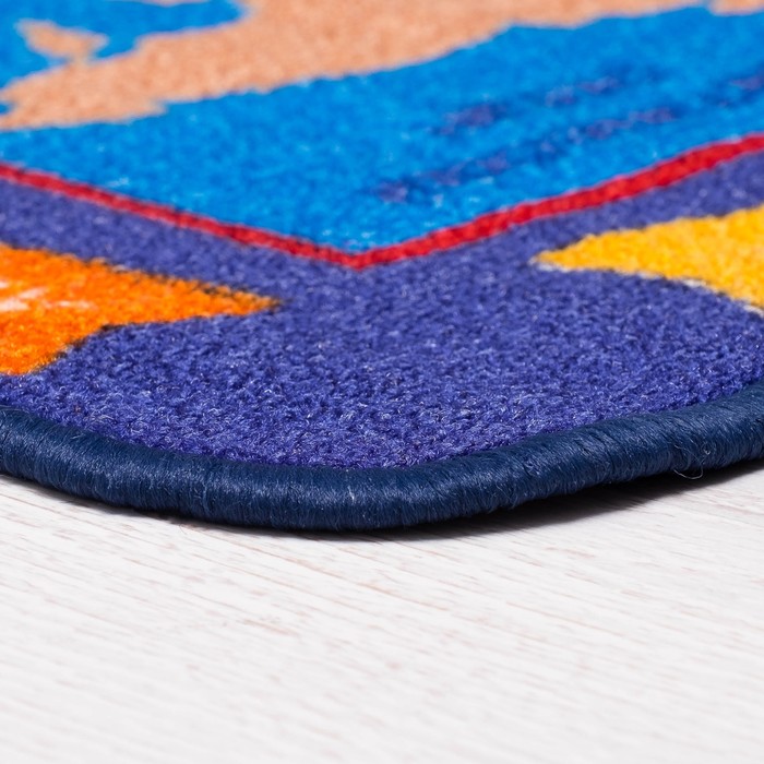 Ковер КОНТИНЕНТЫ 001 100х120 см, фелт, полиамид, 220 гр/м