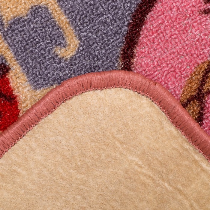 Ковер МАСКИ 001 80х120 см, фелт, полиамид, 220 гр/м