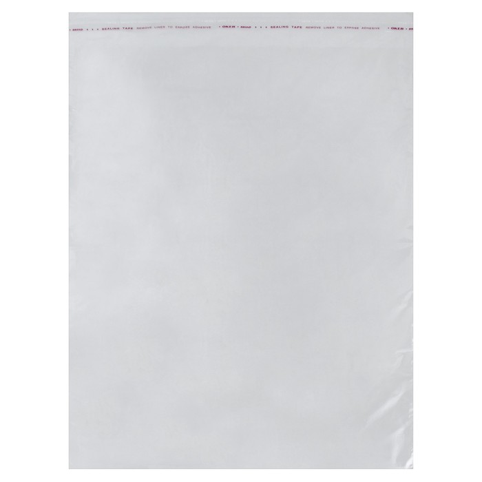 Пакет с липкой лентой 40 х 48/4 см, 25 мкм