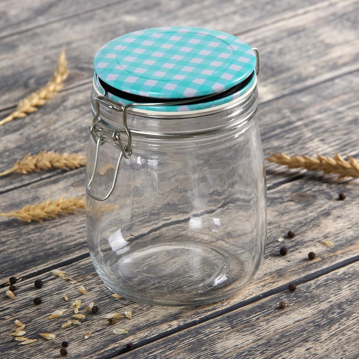 Банка для сыпучих продуктов 750 мл "Альденте", с бугельным замком