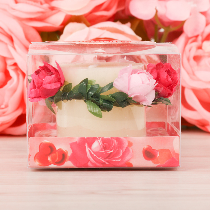 Подарочная свеча "Я тебя очень люблю!", 7 х 7 см