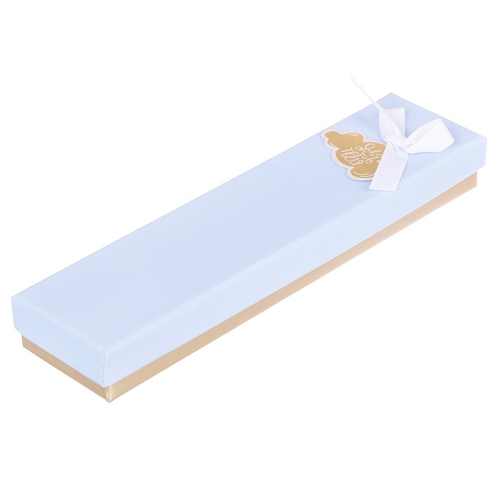 Подарочная коробочка под браслет с тиснением «Для тебя», 4,5 х 20 х 2,2 см