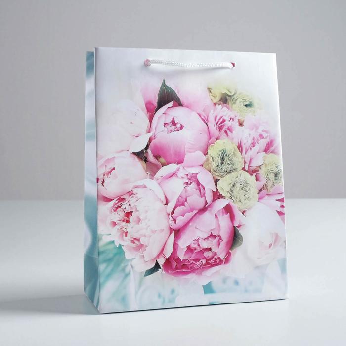 Пакет ламинированный вертикальный «Радости!», MS 18 × 23 × 8 см