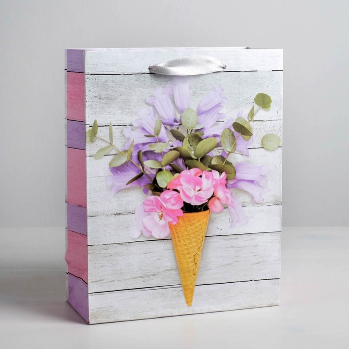 Пакет ламинированный вертикальный «Радостного настроения», MS 18 × 23 × 8 см