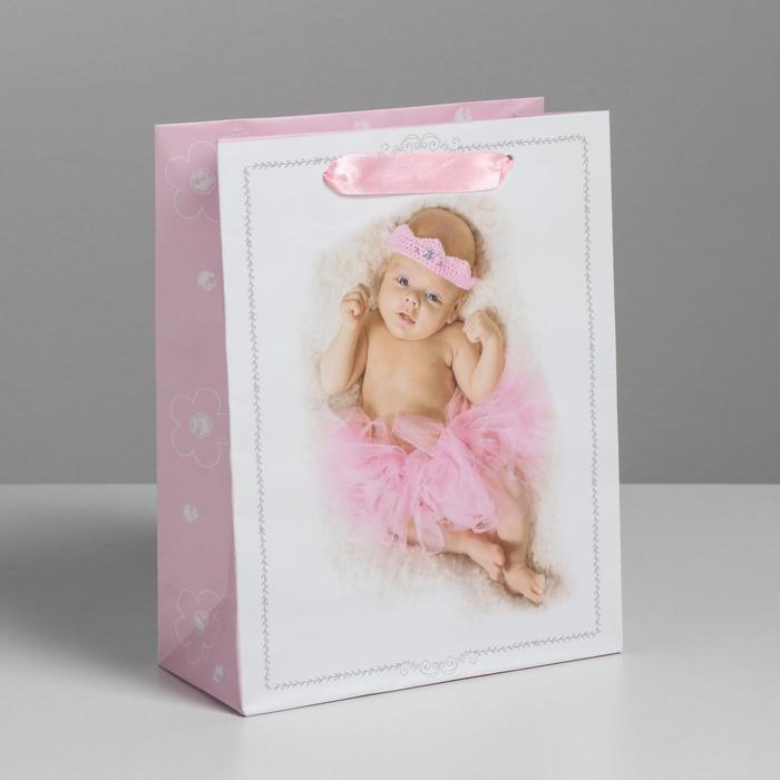 Пакет ламинированный вертикальный «Малышка», MS 18 × 23 × 8 см