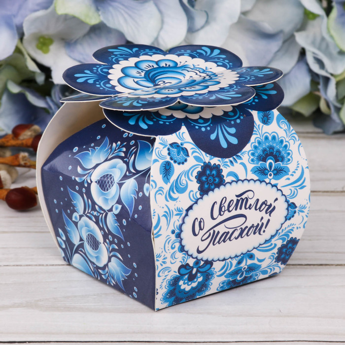 Коробочка подарочная для яйца "Со Светлой Пасхой"
