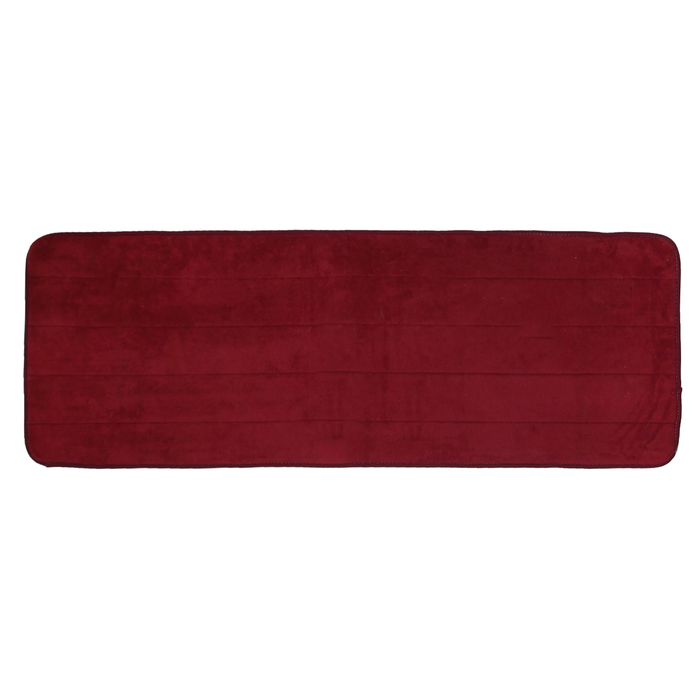 Коврик для ванной, цвет бордовый