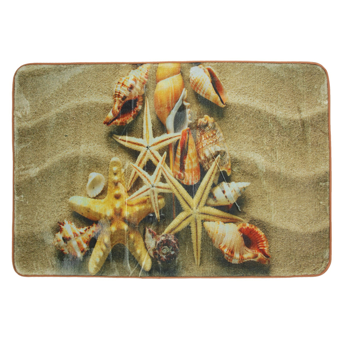 Коврик для ванной "Песчаный пляж"