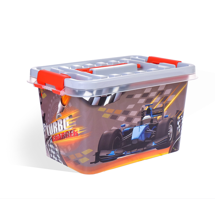 Контейнер прямоугольный "Форсаж", 4л