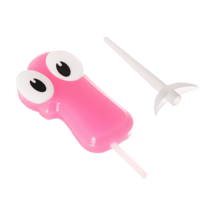 Свеча цифра 1 для девочки " С Днем рождения, малышка ", 8.5 х 17 см