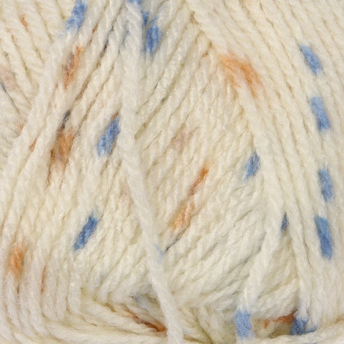 Пряжа "Baby color" 100% акрил 150м/50гр (0268 бел-беж-голуб)