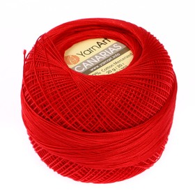 

Пряжа "Canarias" 100% мерсериз. хлопок 203м/20г (6328 красный)