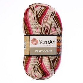 

Пряжа "Crazy color" 25% шерсть, 75% акрил 260м/100гр (172 принт)