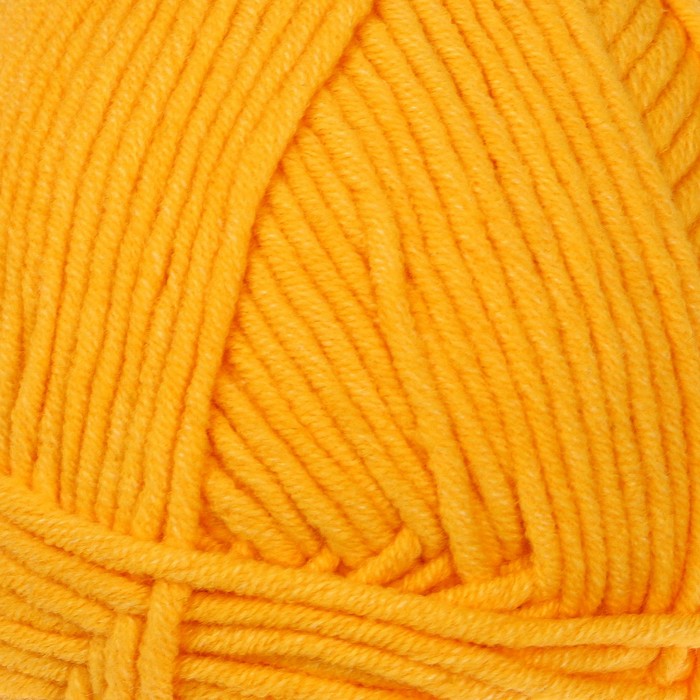Пряжа "Jeans plus" 55% хлопок, 45% акрил 160м/100гр (35 желтый)
