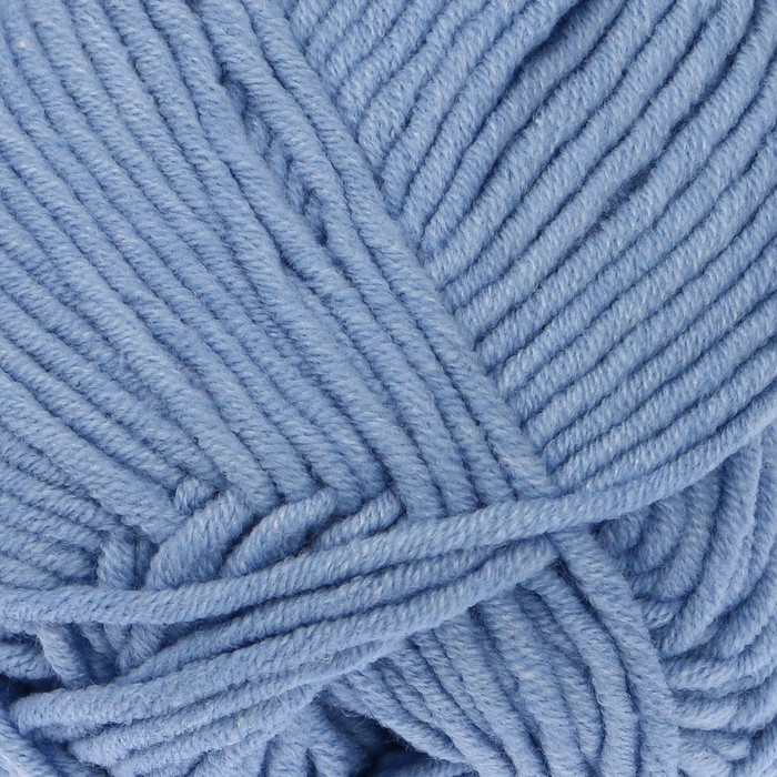 Пряжа "Jeans plus" 55% хлопок, 45% акрил 160м/100гр (15 голубой)