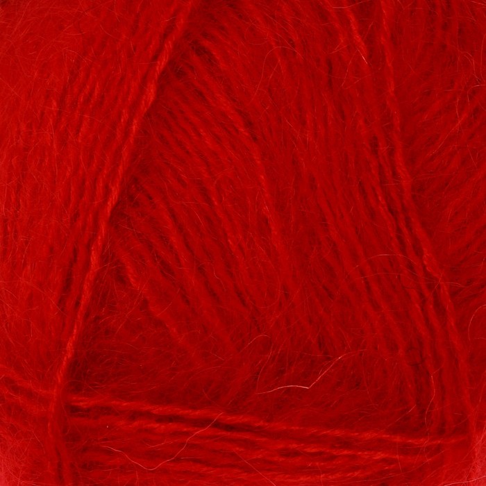 Пряжа "Mohair classik" 70% мохер, 30% акрил 220м/100гр (105 красный)