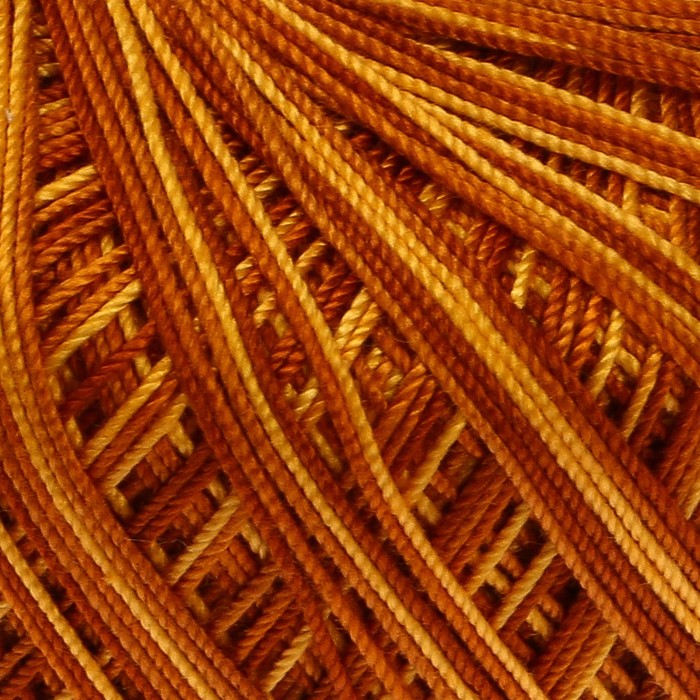 Пряжа "Violet melange" 100% хлопок 282м/50гр (12 корич. меланж)