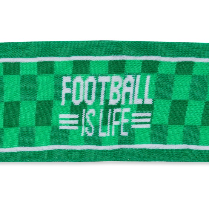 Набор детский "Football is life": мешок 17х28 см, повязка 18х7 см, гольфы 20-22 см (10-12 ле 33950