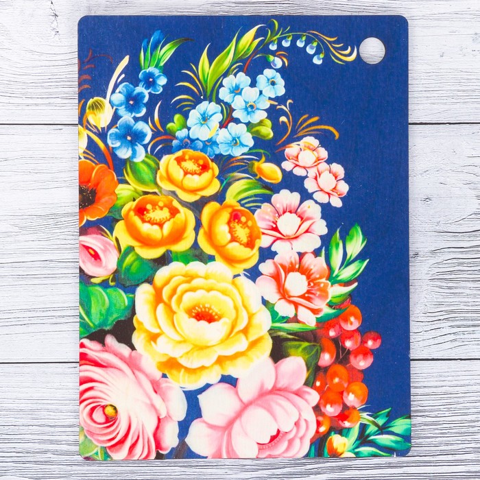 Доска разделочная "Цветы"