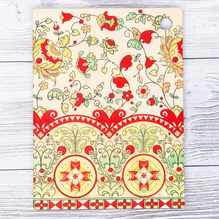 Доска разделочная "Роспись"