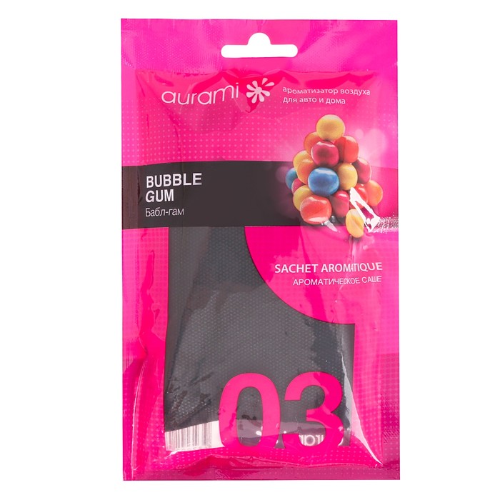 Ароматизатор в мешке под сиденье "Бабл-гам"