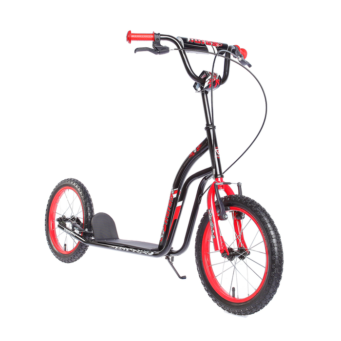 Самокат внедорожный 16" GRAFFITI Rules, цвет черный