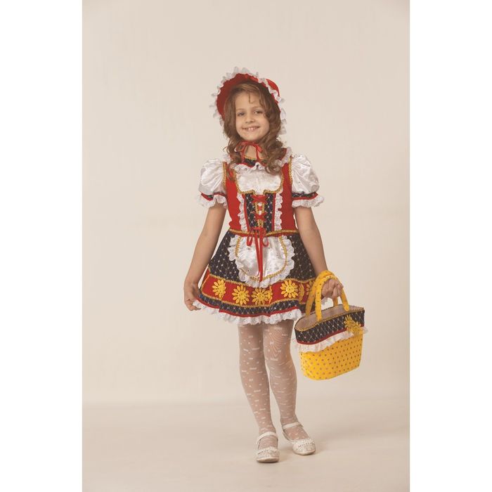 Карнавальный костюм "Красная шапочка", размер 28 (5122)