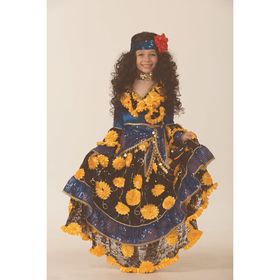 

Карнавальный костюм «Цыганка-гадалка» синяя, размер 34