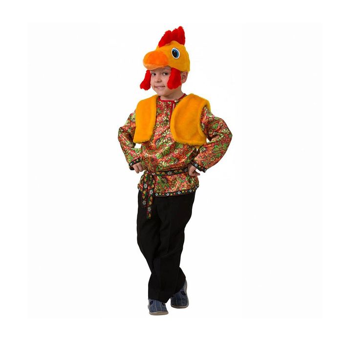 Костюм "Петушок Петруша", Русский стиль, размер 26 (5006)
