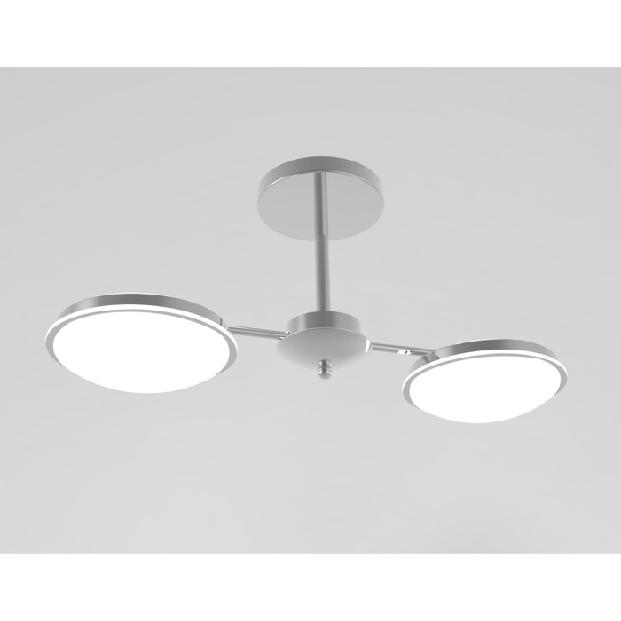 Люстра потолочная "Сияние" 2x12Вт LED хром 55x18x25,5см