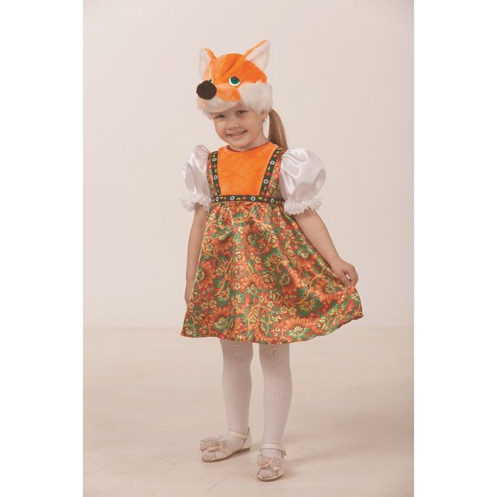 Костюм "Лиса Лизавета", Русский стиль, размер 30 (5010)