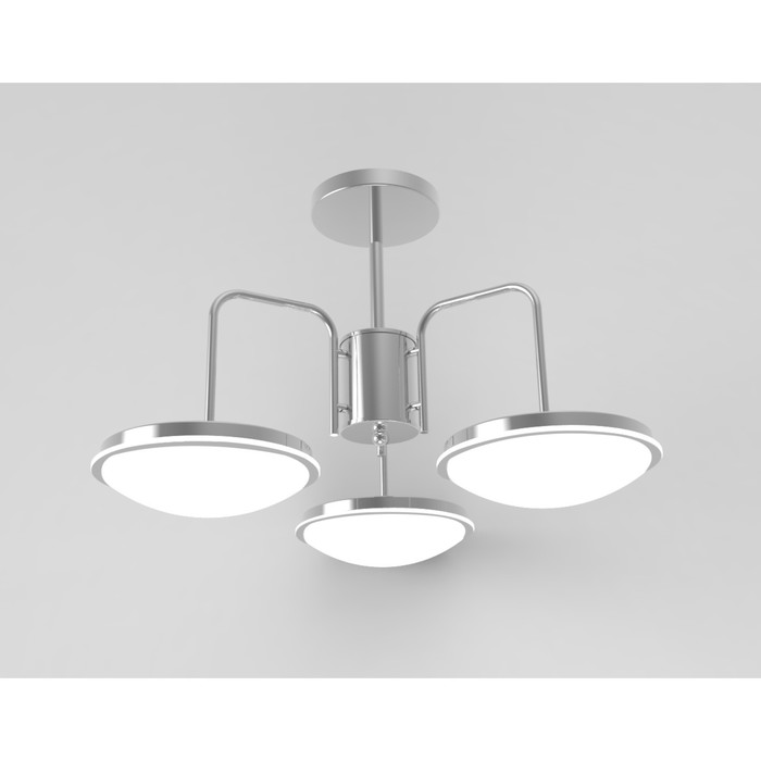 Люстра потолочная "Лайтси" 3x12Вт LED хром 55x55x38см