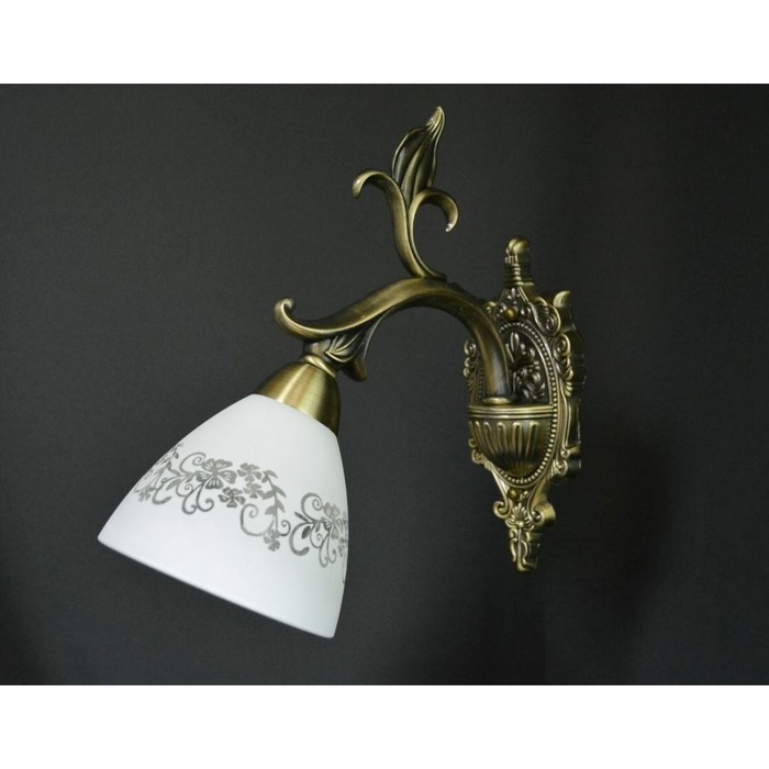 Бра "Наина" 1x40Вт E27 бронза 30x13x30см